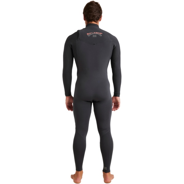 2026 Billabong Mens Revolution Natural 3/2mm Chest Zip Wetsuit 24AW191504 - Graphite